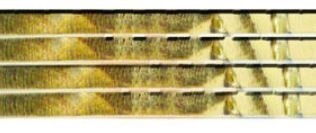 Verzierwachs-Flachstreifen 4 mm gold CEARTEC ARTIDEE piccolina